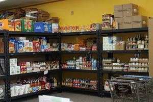 North Lee County Food Pantry Stocked Shelves